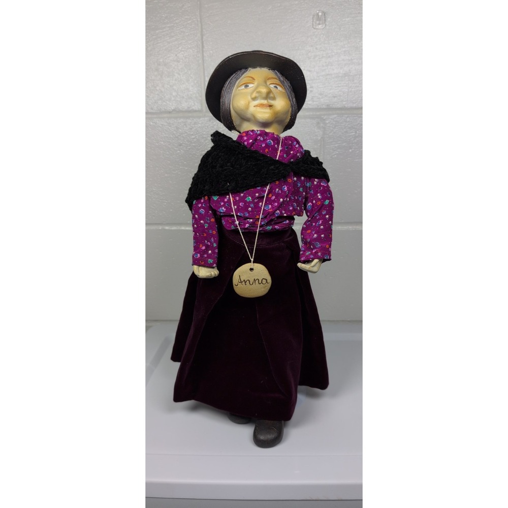 Vintage Carolin Burkhardt Artist Terracotta 20" Doll 5/250 Signed Inca Peru